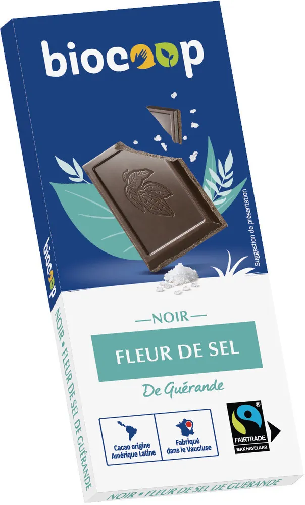 Chocolat noir fleur de sel 70%