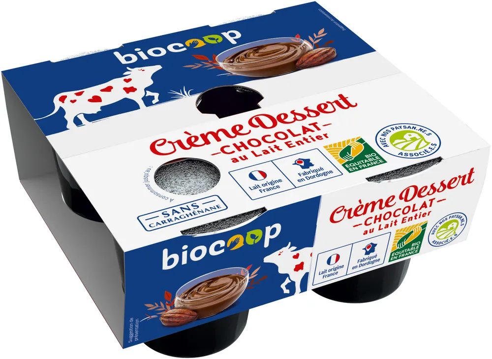 Crème dessert chocolat 4x100g CC