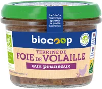 Terrine foie de volaille pruneaux