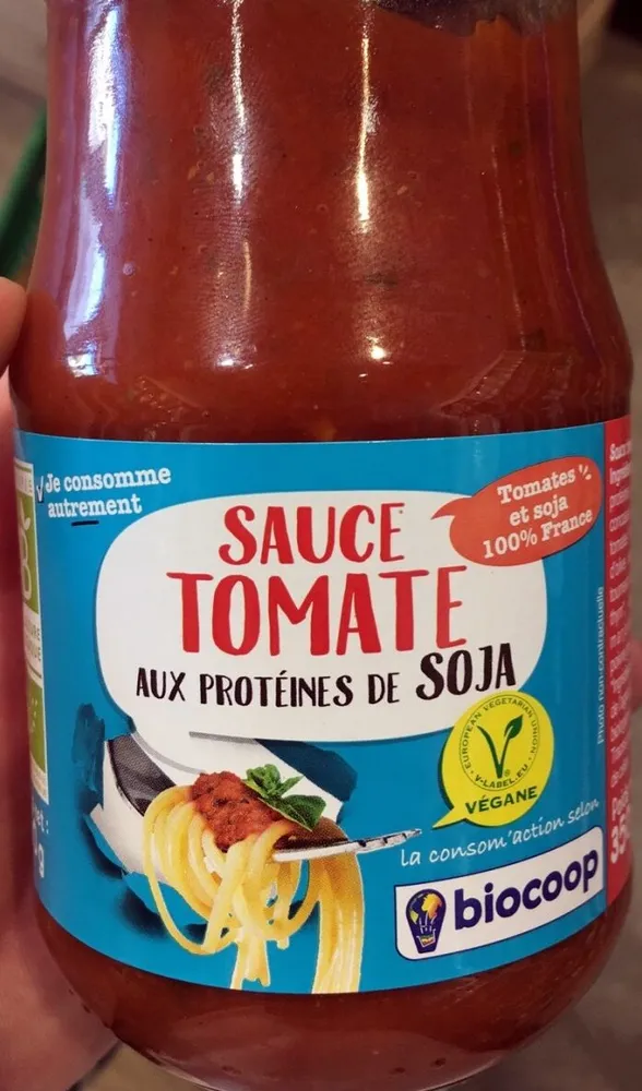 Sauce Tomate aux protéines de soja