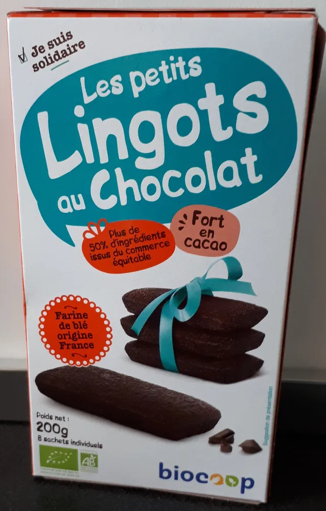 Les petits lingots au chocolat