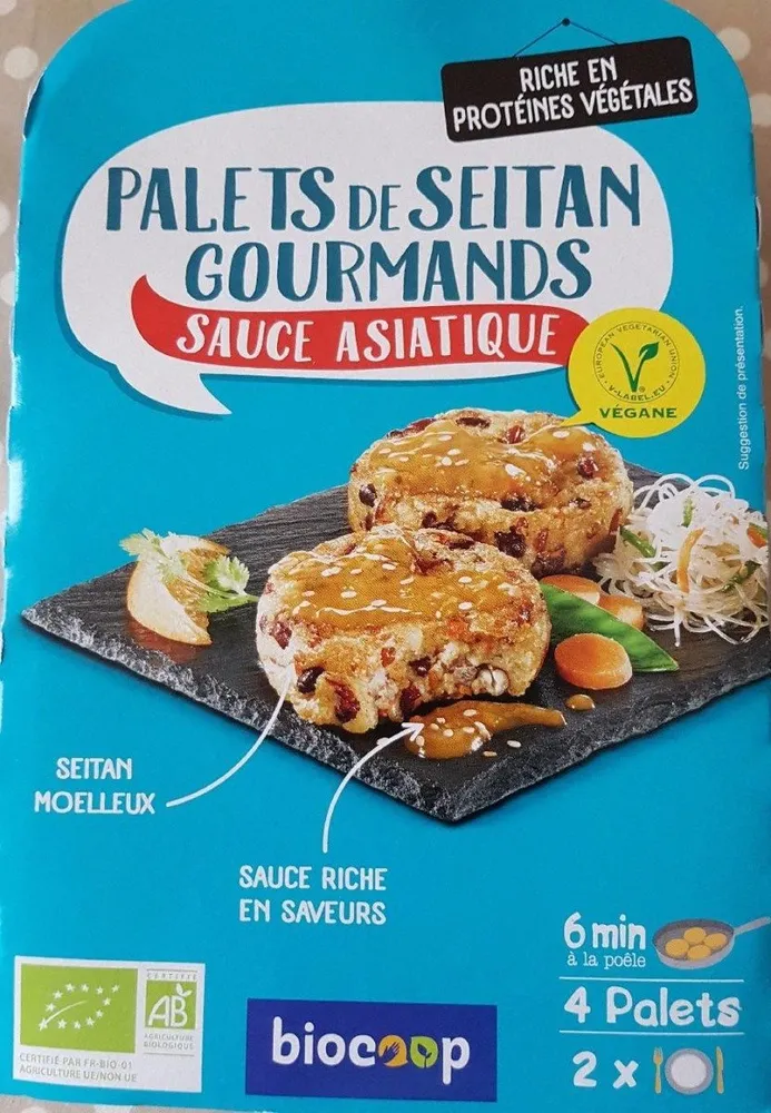 Palets de seitan gourmands