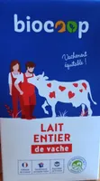Lait entier UHT brique
