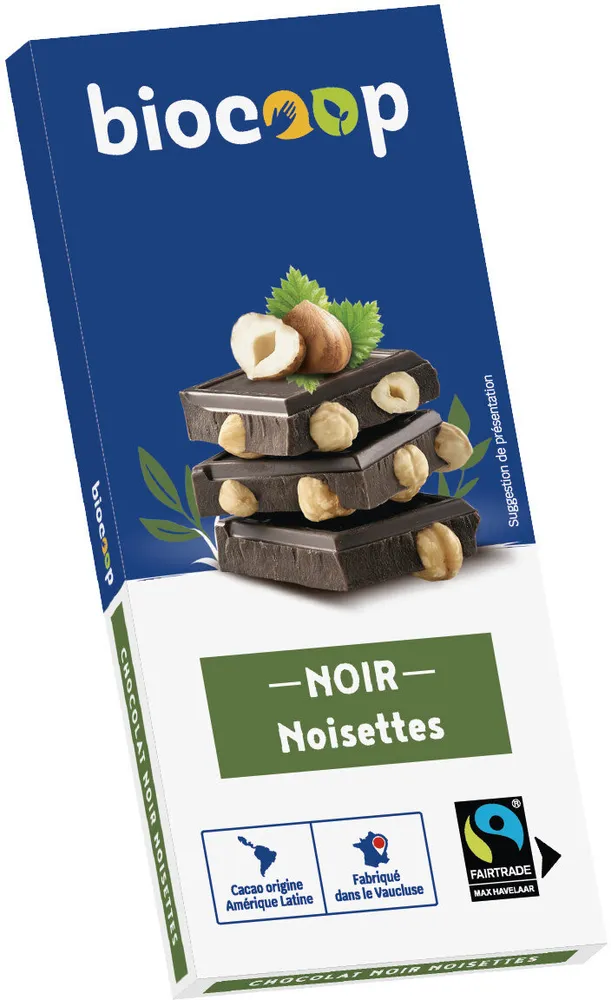Chocolat noir noisettes 70%