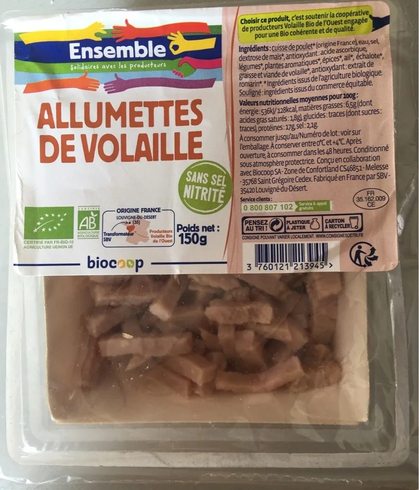 Allumettes de volaille
