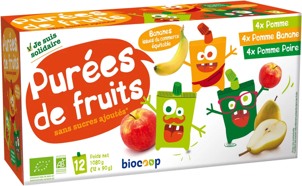 Purée sans sucres ajoutés