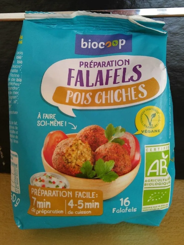 Préparation Falafels Pois Chiches
