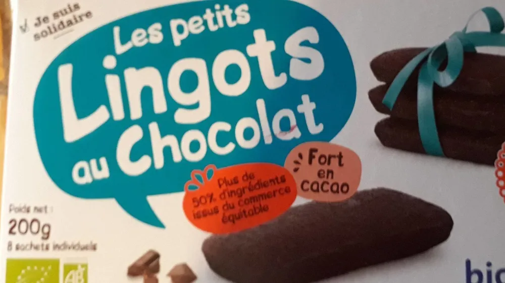 Les petits lingots au chocolat