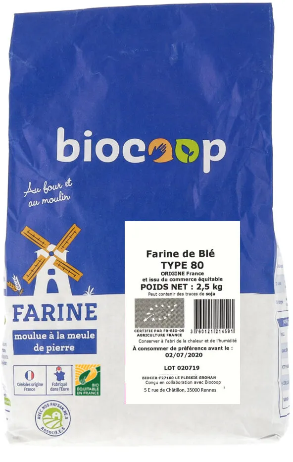 Farine de blé T80