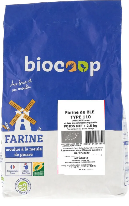 Farine de blé T110 2,5kg