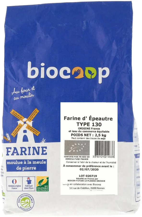 Farine de grand épeautre T130