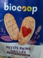 Petit pain grillés farine d'épeautre