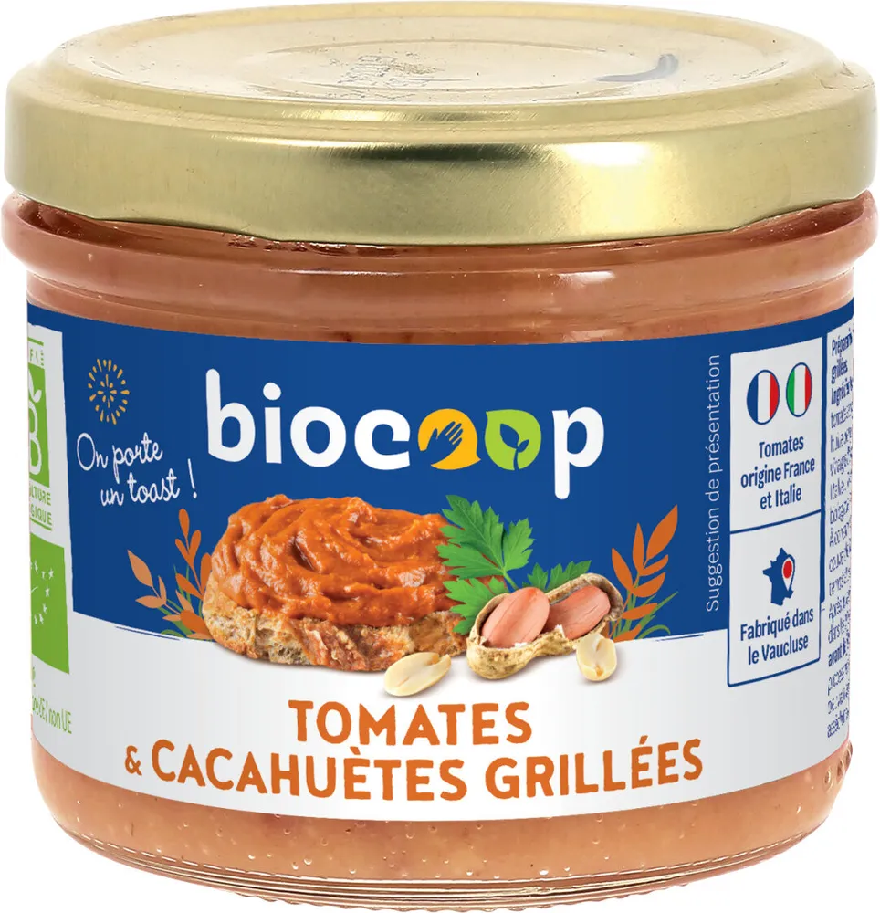 Tartinable tomate cacahuète grillée 90g