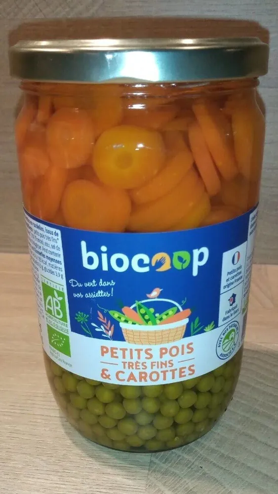 Petits pois carottes 420g ne