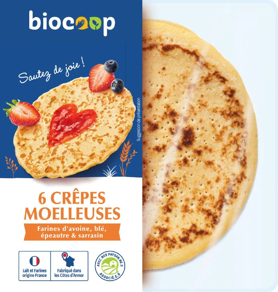 Crêpes moelleuses (6) 210g CC