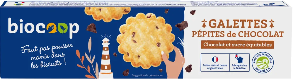 Galettes pepites de chocolat