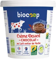 Crème dessert chocolat au lait entier
