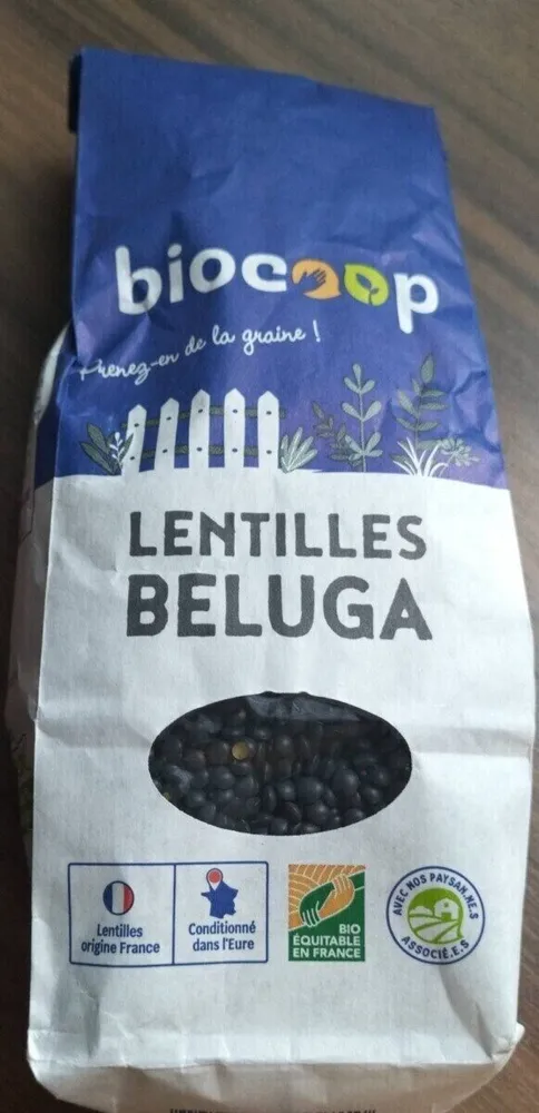 Lentilles noires beluga France
