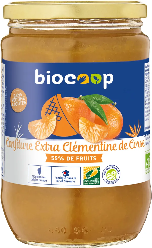 Confiture clémentine Corse extra 810g