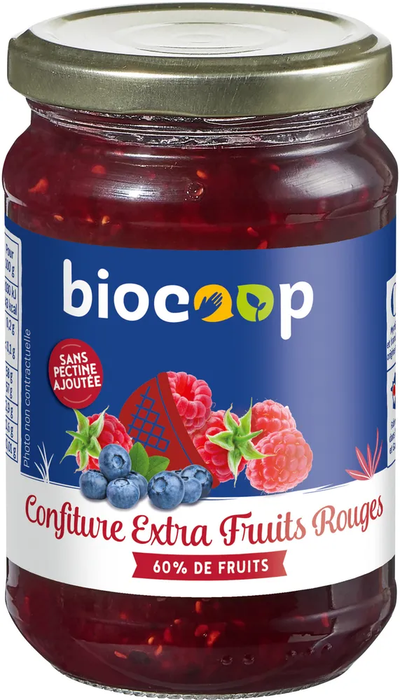 Confiture fruits rouges extra