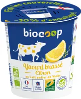 Yaourt entier brassé citron 400g CC