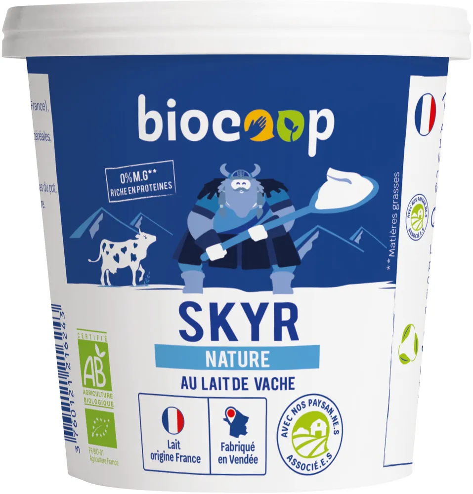 Skyr nature vache 400g CC