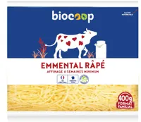 Emmental râpé 29% 400g CC