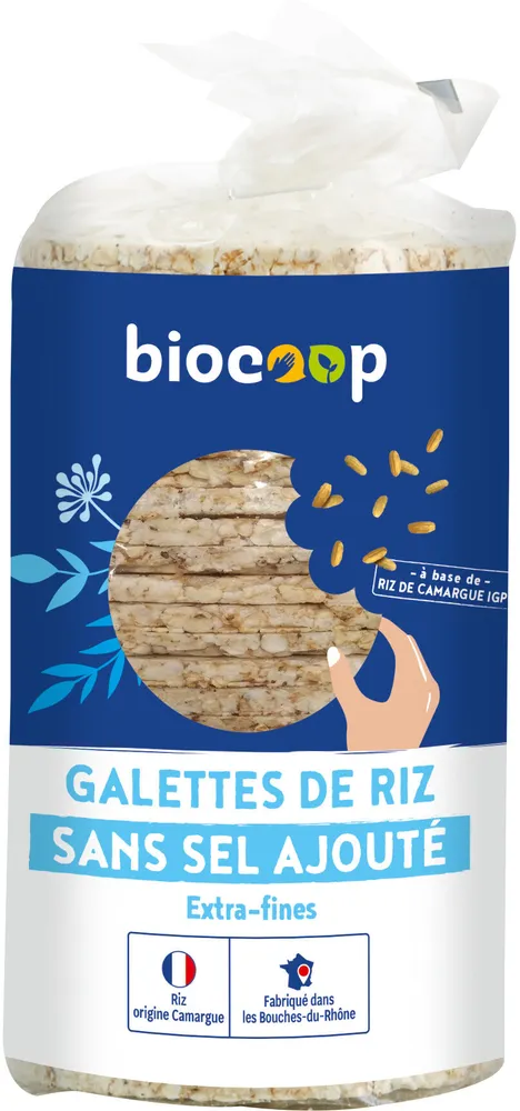 Galette riz sans sel fine