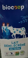 Lait 1/2 écrémé UHT brique 1L 1/2 pal.