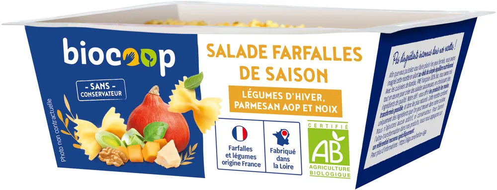 Salade farfalles hiver