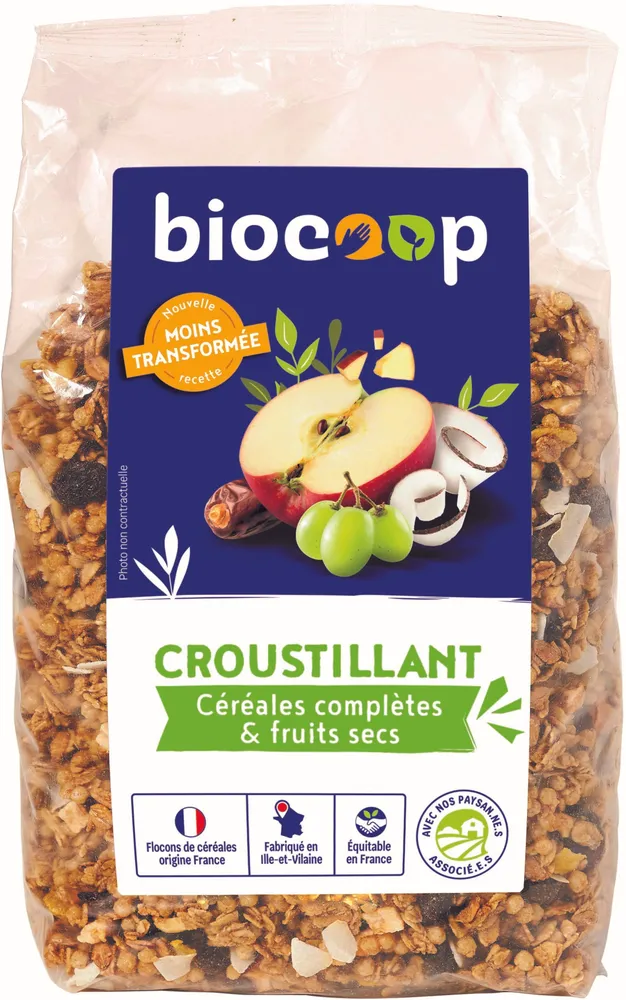 Muesli croustillant fruits secs 1kg
