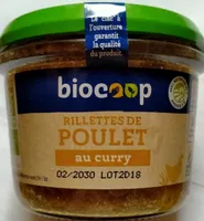 Rillettes de poulet au curry