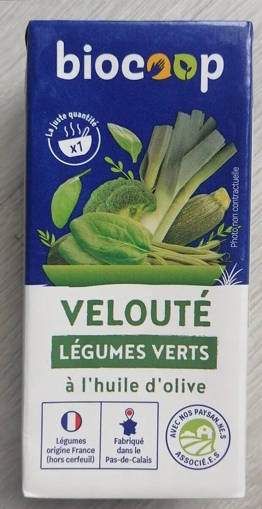Velouté légumes verts