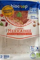 Galette mexicaine haricots rouges emmental