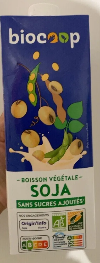 BOISSON VÉGÉTALE SOJA SANS SUCRES AJOUTÉS