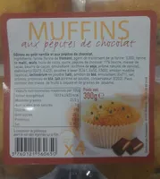 Muffins aux pepites de chocolat