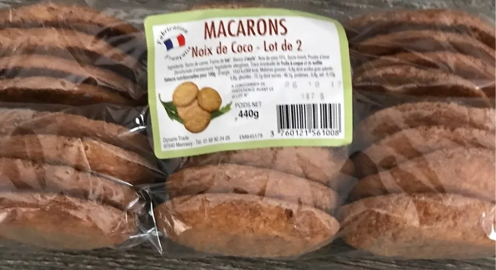 Macarons noix de coco