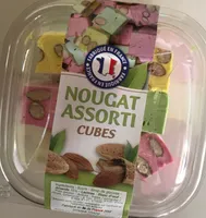 Nougat assorti cubes