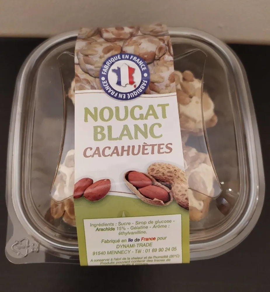Nougat Blanc Cacahuètes