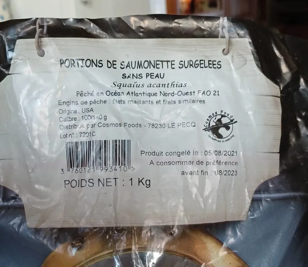 Portions de saumonette