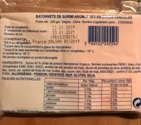 Batonnets de Surimi