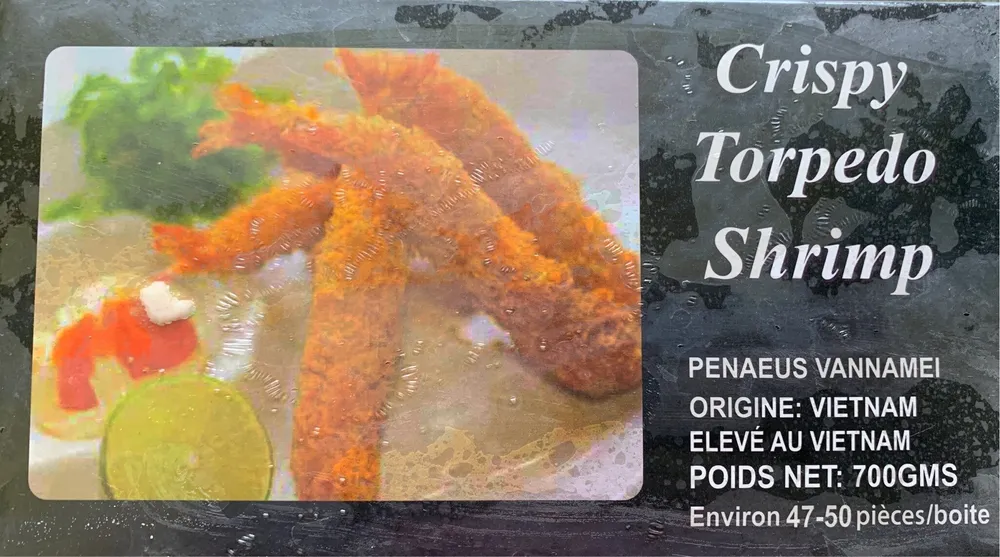 Crispy torpedo shrimp