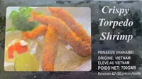 Crispy torpedo shrimp