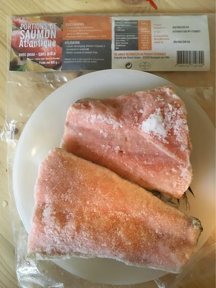 Portions de saumon atlantique