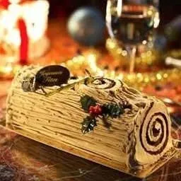 Buche creme au beurre au cafe