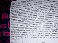 Buche craquotant chocolat