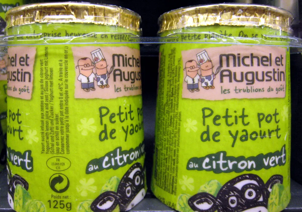 Petit pot de yaourt au citron vert