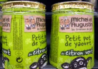 Petit pot de yaourt au citron vert