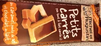 Petits carrés au caramel, pointe de sel et chocolat au lait