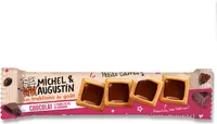 4 carrés au beurre, choco noir et pointe de sel